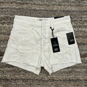 KUT From The Kloth High Rise Jane Mini Shorts Sz 00 NWT | KUT Denim Mini Shorts